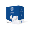 Sluchátka 3mk LifePods do uší bezdrátová Bluetooth 5.3 ANC - bílá