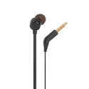 Sluchátka JBL Tune 110 do uší s mini jackem 3,5 mm a ovladačem - černá