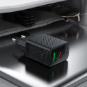 Acefast A78 Charger Network GaN USB-A / USB-C PD 20W - Black