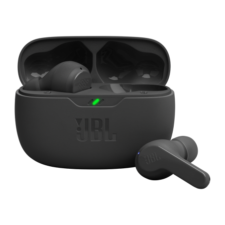 Sluchátka JBL Wave Beam bezdrátová do uší Bluetooth 5.2 IP54 IPX2 - černá