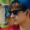 Sluchátka JBL Wave Beam bezdrátová do uší Bluetooth 5.2 IP54 IPX2 - černá