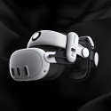 BoboVR S3 Pro Strap for Meta Quest 3 VR Headset + B100 External Battery - Black and White