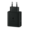 Nabíječka do sítě Samsung Power Adapter Duo EP-T5020XBEGEU 2x USB-C 50W - černá