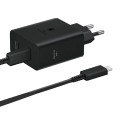 Nabíječka do sítě Samsung Power Adapter Duo EP-T5020XBEGEU 2x USB-C 50W - černá