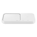 Indukční nabíječka Samsung Wireless Charger Duo EP-P5400TWEGEU 15W - bílá + nabíječka do sítě + kabel