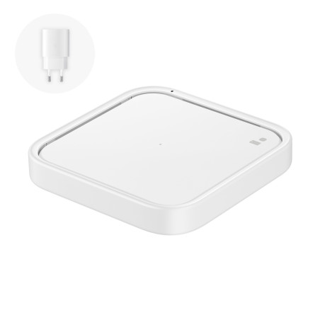 Indukční nabíječka Samsung Wireless Charger Pad EP-P2400TWEGEU 15W - bílá + nabíječka do sítě