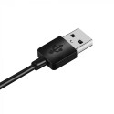 Magnetická nabíječka pro chytré hodinky Garmin s USB-A - černá