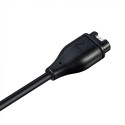 Magnetická nabíječka pro chytré hodinky Garmin s USB-A - černá