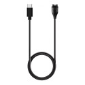 Magnetická nabíječka pro chytré hodinky Garmin s USB-C - černá