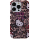 Kryt Hello Kitty IML TAGS pro iPhone 14 Pro - růžový