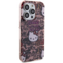 Kryt Hello Kitty IML TAGS pro iPhone 14 Pro - růžový