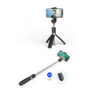 Selfie tyč Tech-Protect L01S Bluetooth se stativem do 70 cm - černá