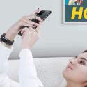 Magnetický kroužek Tech-Protect na telefon / kroužek se stojánkem - růžový