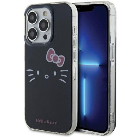Pouzdro Hello Kitty IML KITTY FACE pro iPhone 14 Pro Max - black