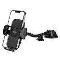 Držák do auta Tech-Protect V3 Long Arm pro telefon na čelní sklo/palubní desku - černý