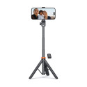 Selfie tyč Tech-Protect L03S Bluetooth s dálkovým ovladačem, stativ do 148 cm a hlava 180 - černá