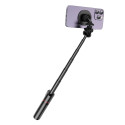 Magnetická selfie tyč Tech-Protect L06S Bluetooth s MagSafe, dálkovým ovladačem, stativ do 82 cm a hlava 360 - černá