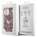 Kryt Hello Kitty IML Tags pro iPhone 15 Pro - růžová