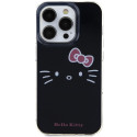 Kryt Hello Kitty KITTY FACE iPhone 15 Pro - černý