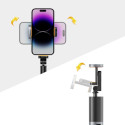 Selfie tyč Tech-Protect L08S Bluetooth s dálkovým ovladačem, stativ do 141 cm - černá
