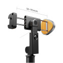 Selfie tyč Tech-Protect L08S Bluetooth s dálkovým ovladačem, stativ do 141 cm - černá