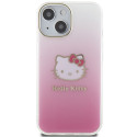 Kryt Hello Kitty IML Gradient pro iPhone 15 - růžová