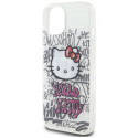 Kryt Hello Kitty IML na iPhone 15 - bílá
