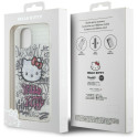 Kryt Hello Kitty IML na iPhone 15 - bílá