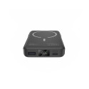 Powerbanka Tech-Protect LifeMag PB31 s MagSafe 10000mAh 15W USB-C / USB-A / vestavěné kabely USB-C / Lightning - černá