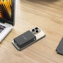 Powerbanka Tech-Protect LifeMag PB31 s MagSafe 10000mAh 15W USB-C / USB-A / vestavěné kabely USB-C / Lightning - černá