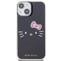 Kryt Hello Kitty IML Kitty Face pro iPhone 15 - černý
