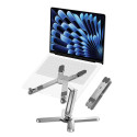 Stojánek Tech-Protect ULS200 univerzální pro notebooky do 16" - stříbrný