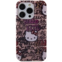 Kryt Hello Kitty IML Tags pro iPhone 15 Pro Max - růžová