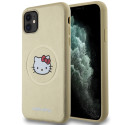 Pouzdro Hello Kitty MagSafe pro iPhone 11/XR - zlaté