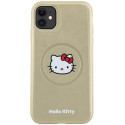 Pouzdro Hello Kitty MagSafe pro iPhone 11/XR - zlaté