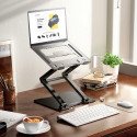Stojánek Wozinsky WRS-CPY75DSB hliníkový pro notebook a tablet + stojánek na smartphone zdarma - černý