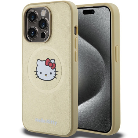 Kryt Hello Kitty pro iPhone 13 Pro Max - zlatá