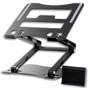 Wozinsky WRS-CPY75DSB Aluminum Laptop and Tablet Stand + Free Smartphone Stand - Black