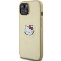Kryt Hello Kitty Kitty Head pro iPhone 14 – zlatá