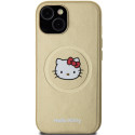 Kryt Hello Kitty Kitty Head pro iPhone 14 – zlatá