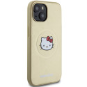 Kryt Hello Kitty Kitty Head pro iPhone 14 – zlatá