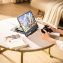Stojánek Wozinsky WRS-CPY84SS hliníkový pro notebook a tablet + stojánek na smartphone zdarma - stříbrný