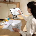 Stojánek Wozinsky WRS-CPY84SS hliníkový pro notebook a tablet + stojánek na smartphone zdarma - stříbrný