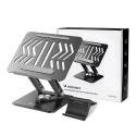 Stojánek Wozinsky WRS-CPY84SB 360 hliníkový pro notebook a tablet + stojánek na smartphone zdarma - černý