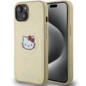 Pouzdro Hello Kitty MagSafe iPhone 15 – zlatá