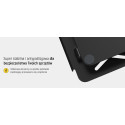 Wozinsky WRS-CPY84SB 360 Aluminum Laptop and Tablet Stand + Free Smartphone Stand - Black