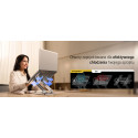Wozinsky WRS-CPY84SS Aluminum Laptop and Tablet Stand + Free Smartphone Stand - Silver