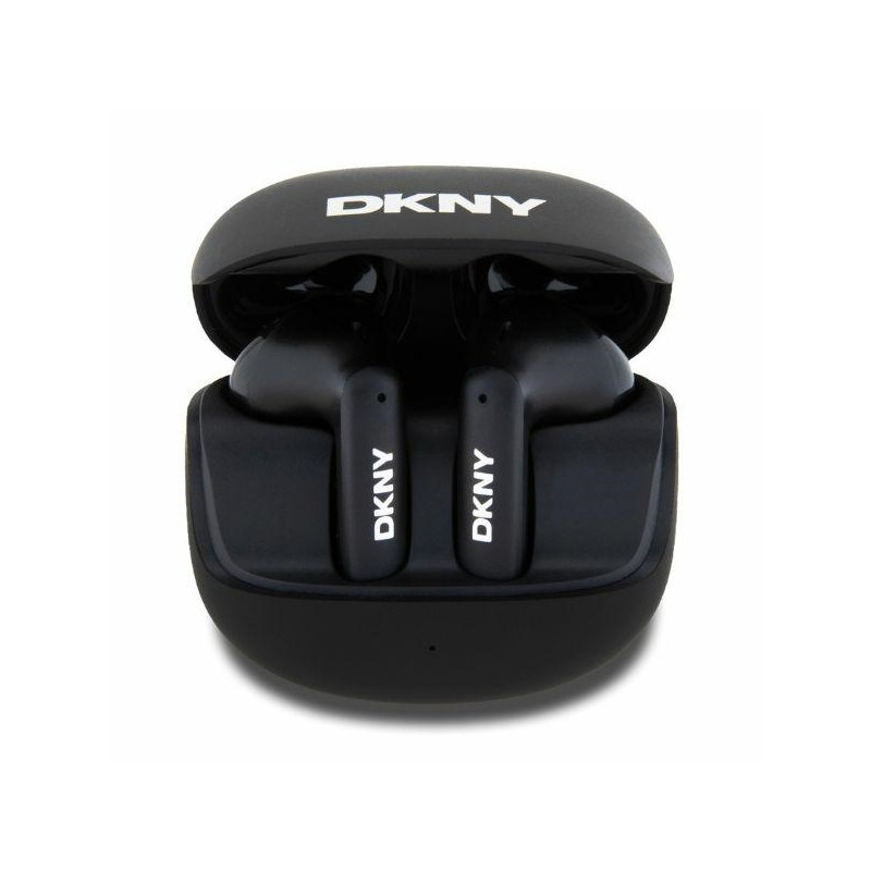 DKNY TWS BT Satiny Finish Headphones - Black