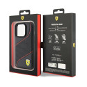 Kryt Ferrari PERFORATED WAVES iPhone 15 Pro černý