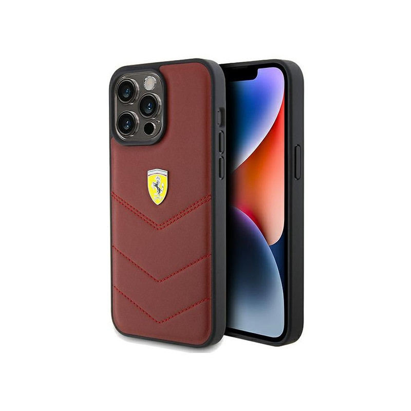 Kryt Ferrari iPhone 15 Pro Max - červený